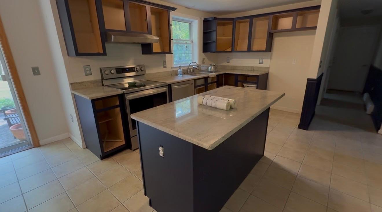 Kitchen cabinets after