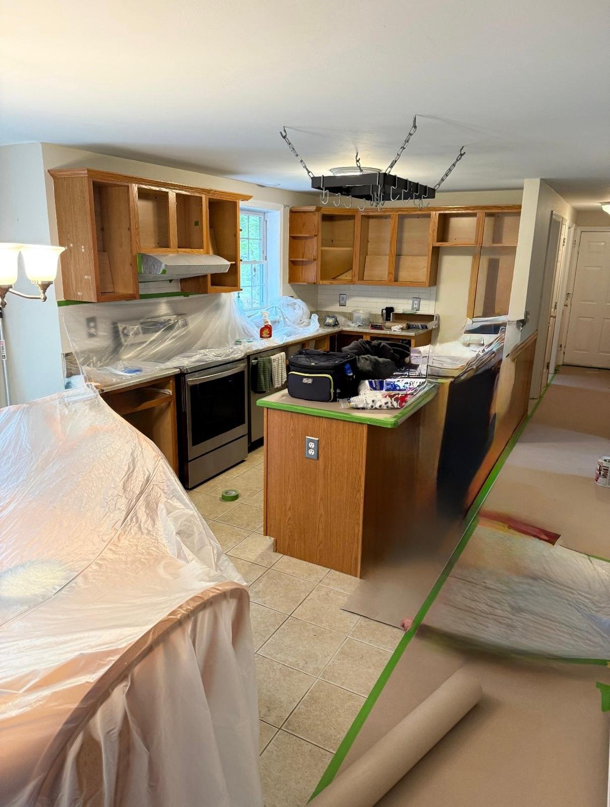 Kitchen cabinets before