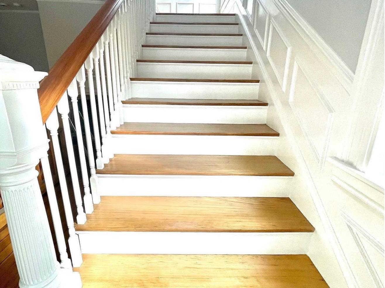 Staircase before