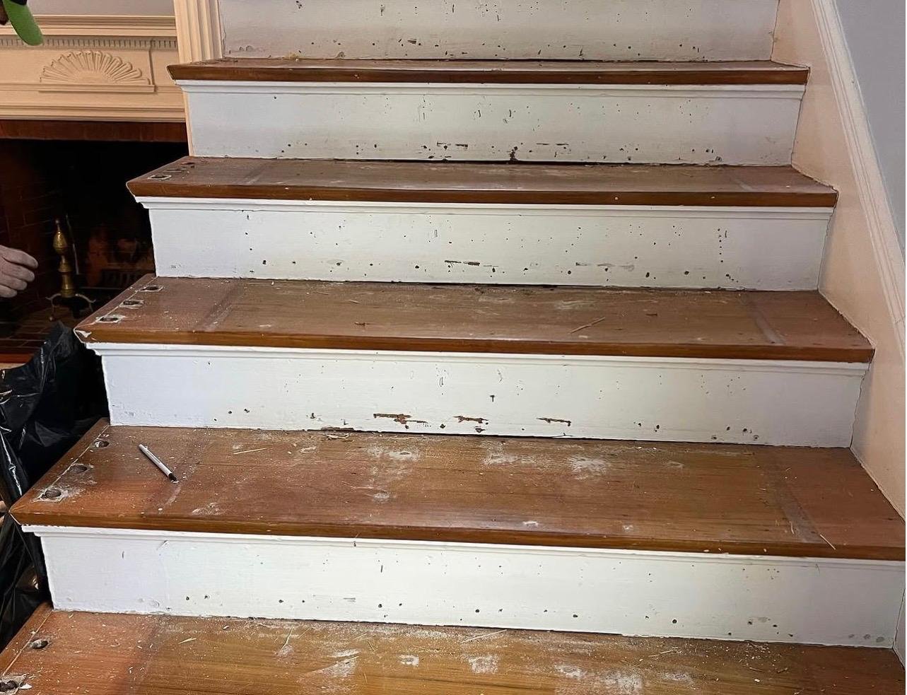 Staircase after